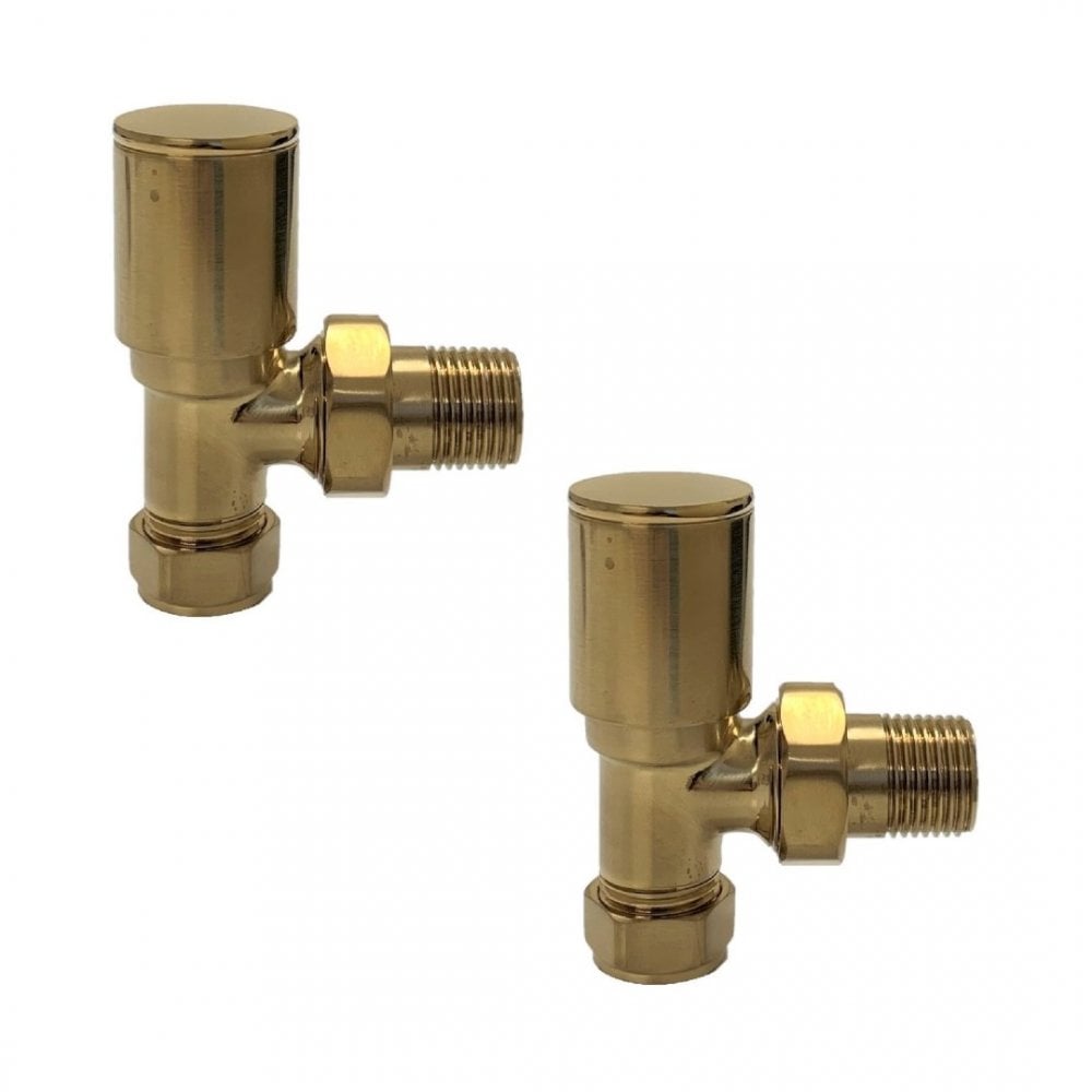Radiator Valve Angled Pair – Radiator Valve Angled (Pair) | Luxury Bathroom & Radiator Collection by HomeRangeDirect