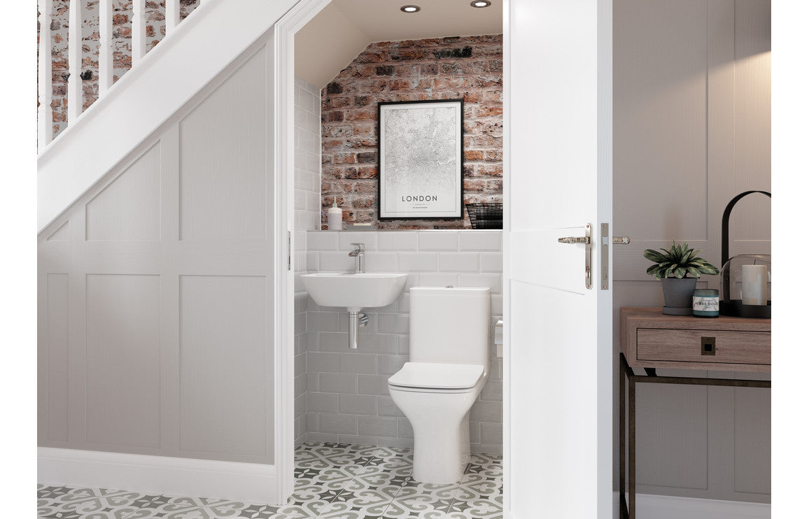 HRD 520x400mm 1TH Semi Recessed Basin
