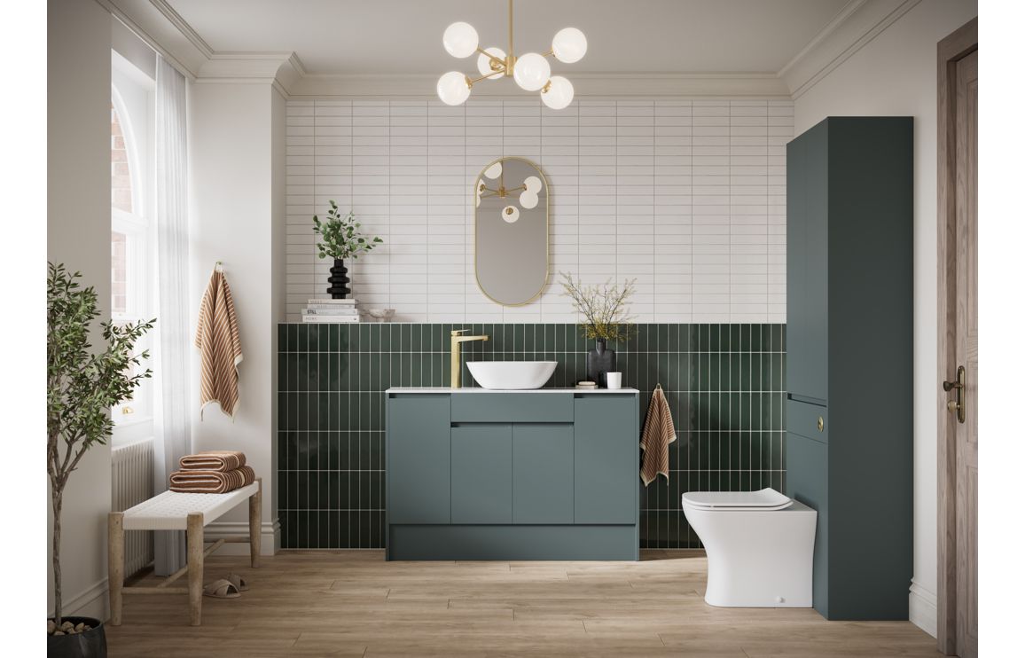 HRD 1236mm Slim Basin & WC Unit Pack