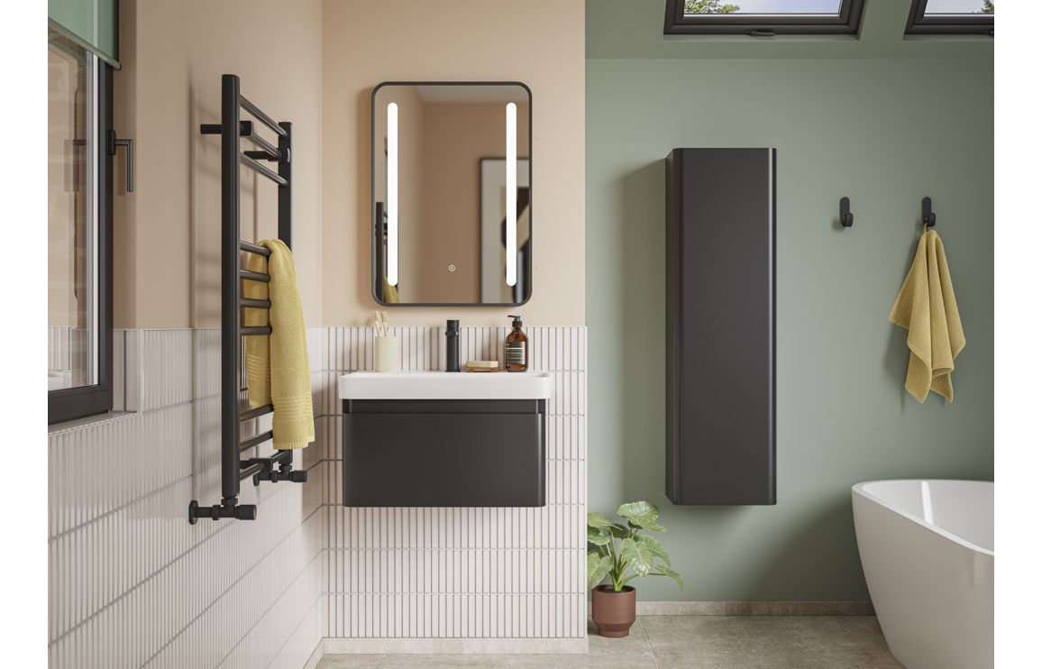 HRD 500mm Wall Hung 1 Drawer Basin Unit & Basin