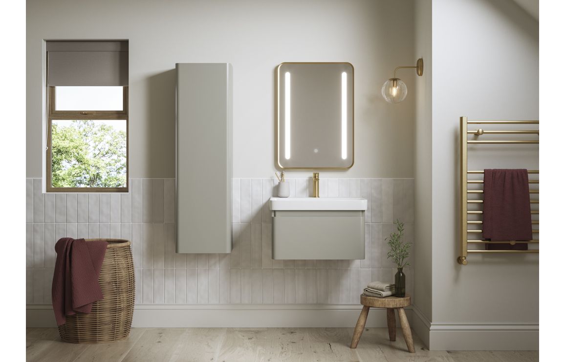 HRD 500mm Wall Hung 1 Drawer Basin Unit & Basin