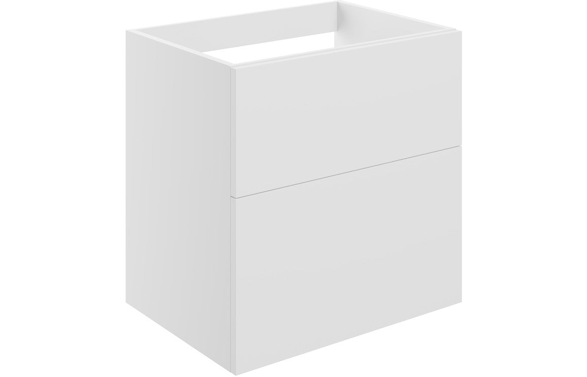 HRD 590mm Wall Hung 2 Drawer Basin Unit (No Top)