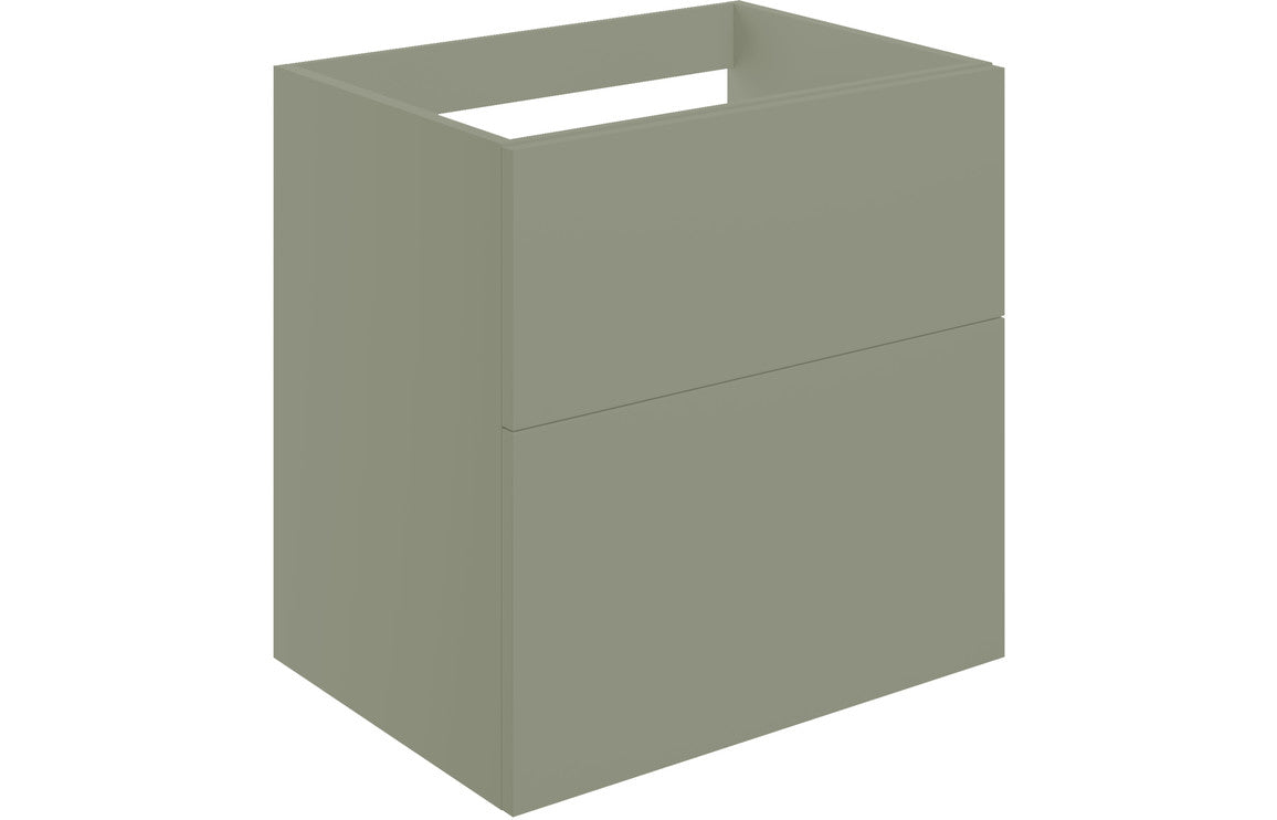 HRD 590mm Wall Hung 2 Drawer Basin Unit (No Top)