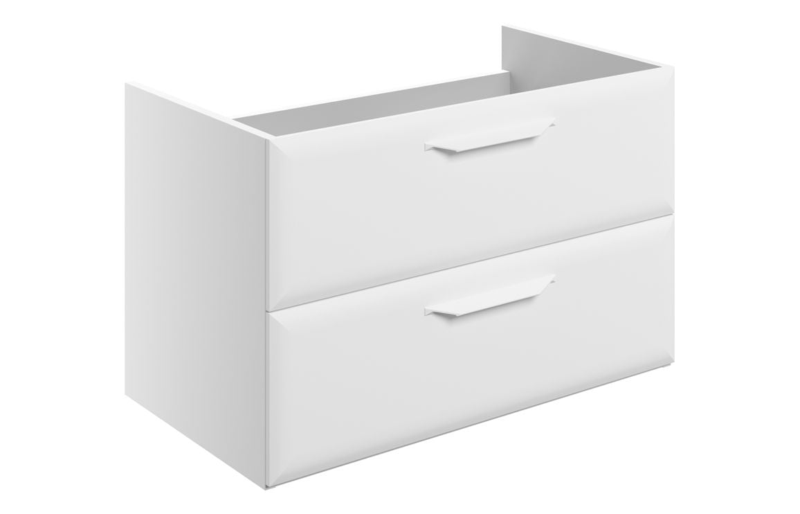 HRD 795mm Wall Hung 2 Drawer Basin Unit (No Top)