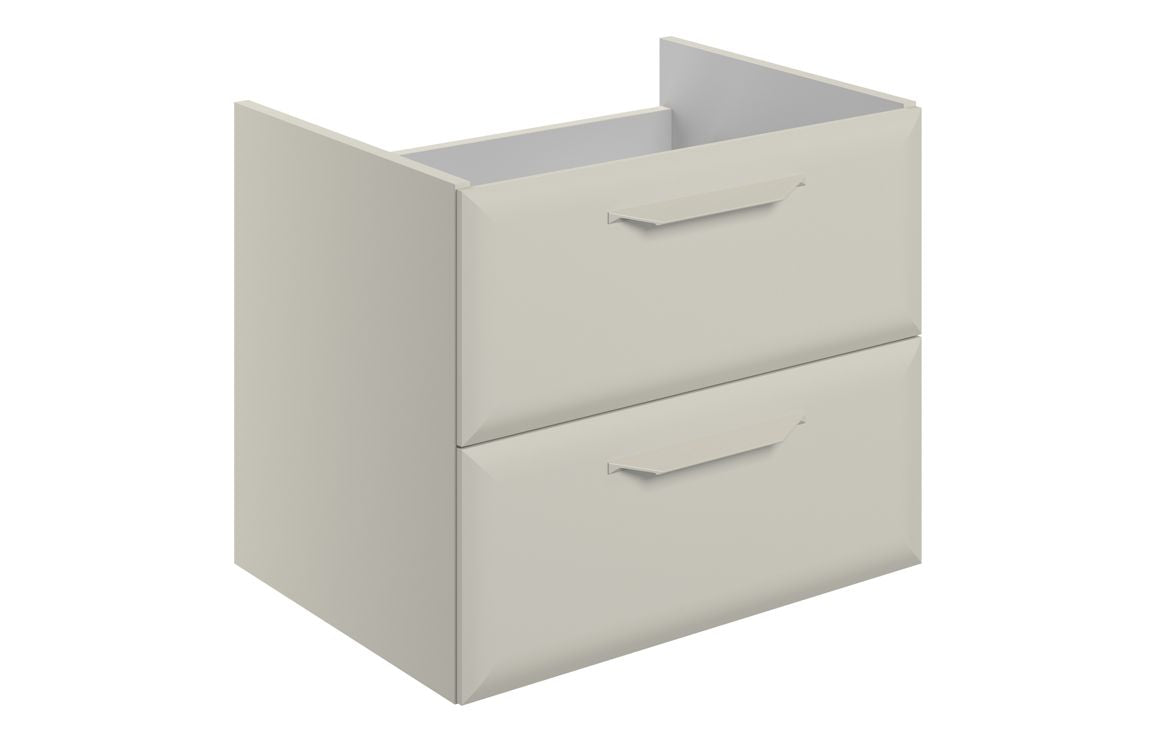 HRD 600mm Wall Hung 2 Drawer Basin Unit (No Top)