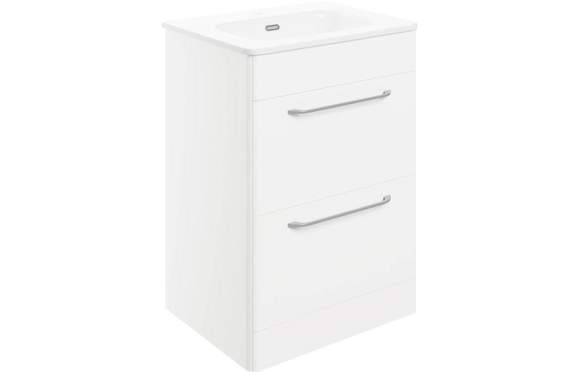 HRD 610mm 2 Drawer Floor Unit & Basin
