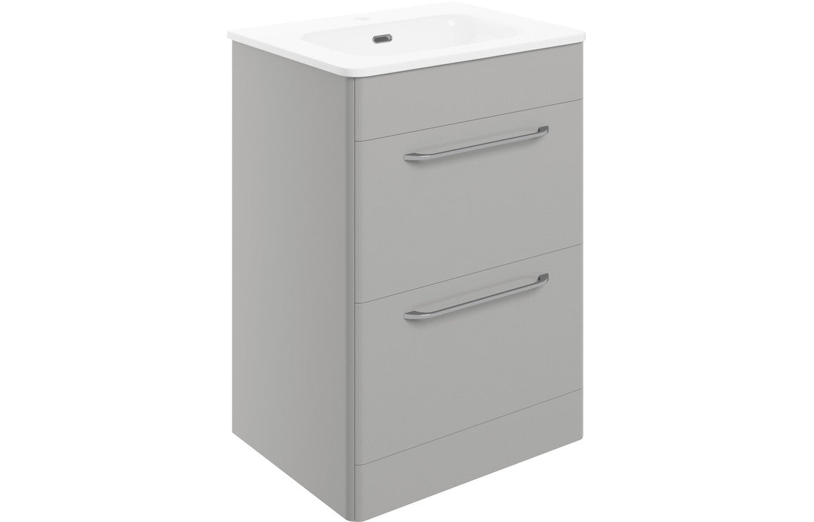 HRD 610mm 2 Drawer Floor Unit & Basin