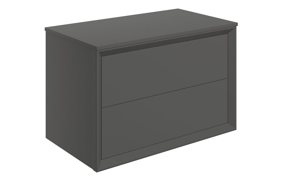 HRD 810mm Wall Hung 2 Drawer Basin Unit & Top