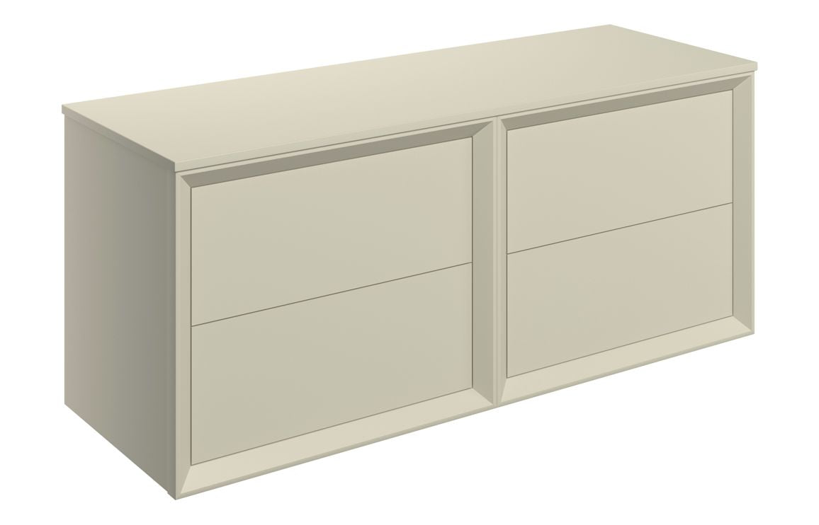 HRD 1210mm Wall Hung 4 Drawer Basin Unit Run & Top