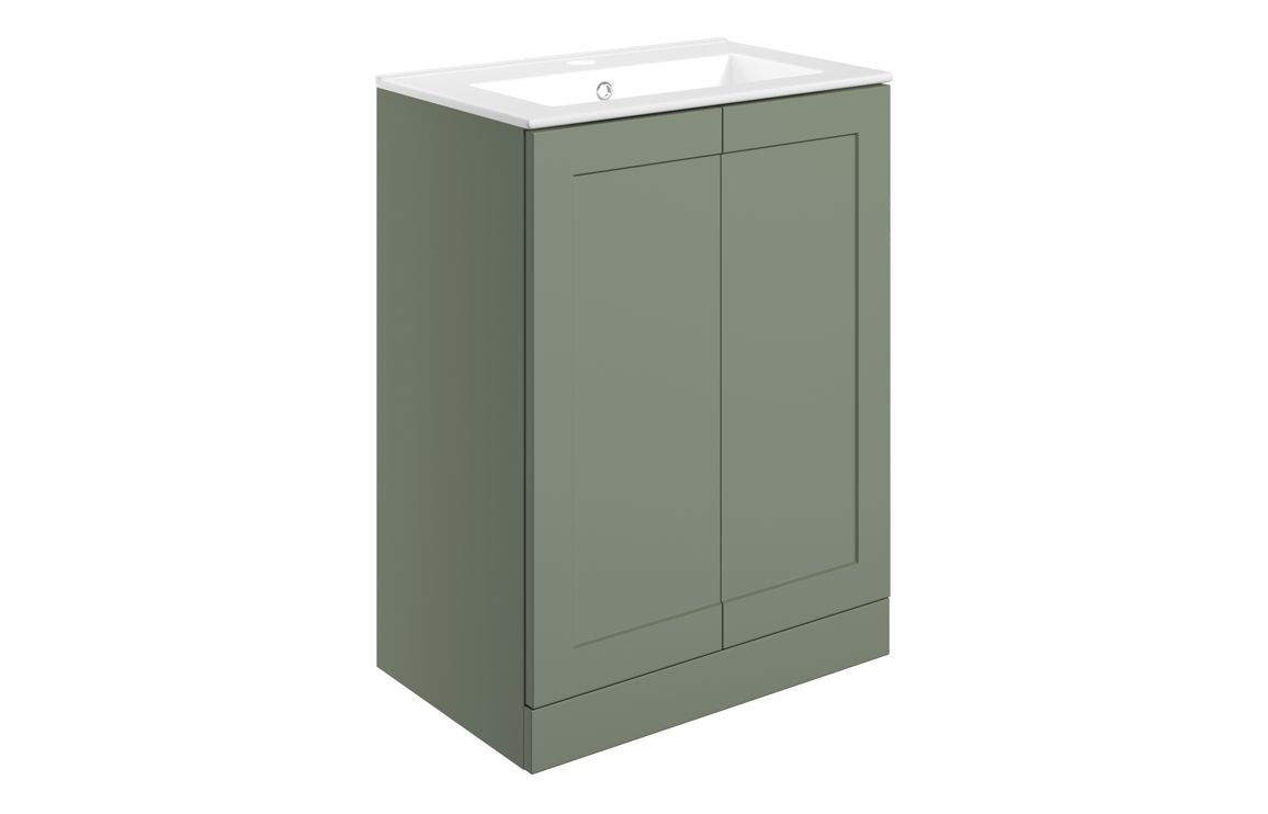 HRD 615mm Floor Standing 2 Door Basin Unit & Basin