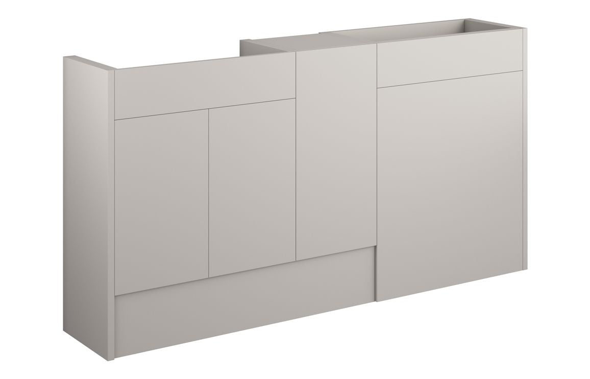 HRD 1536mm Standard Basin WC & 1 Door Unit Pack