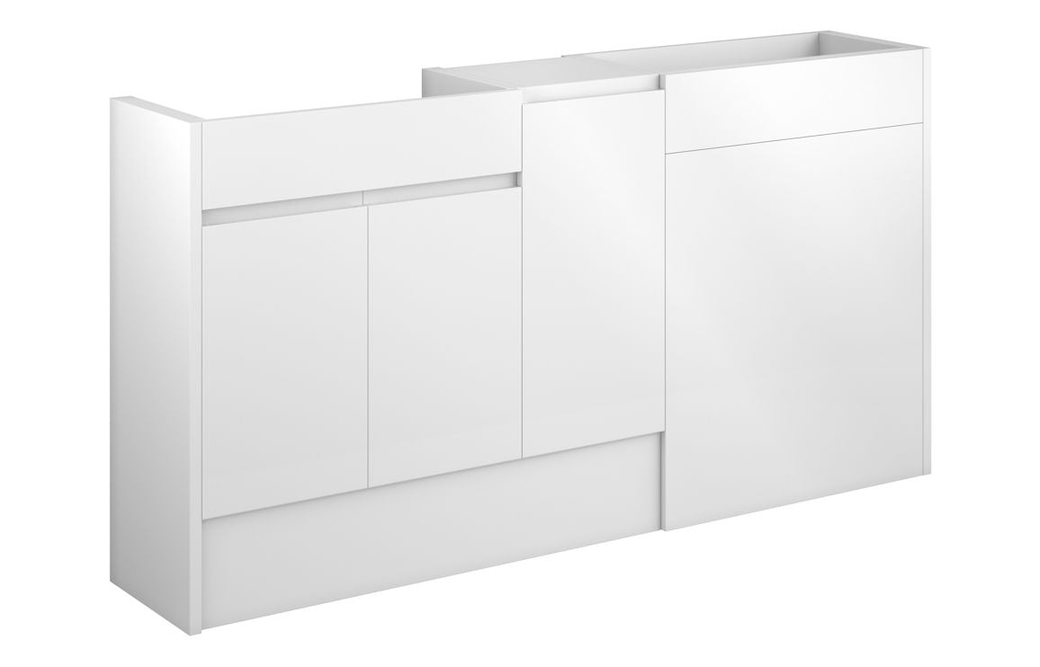 HRD 1536mm Standard Basin WC & 1 Door Unit Pack