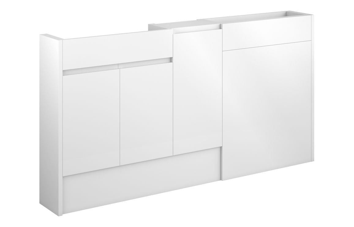 HRD 1536mm Slim Basin WC & 1 Door Unit Pack