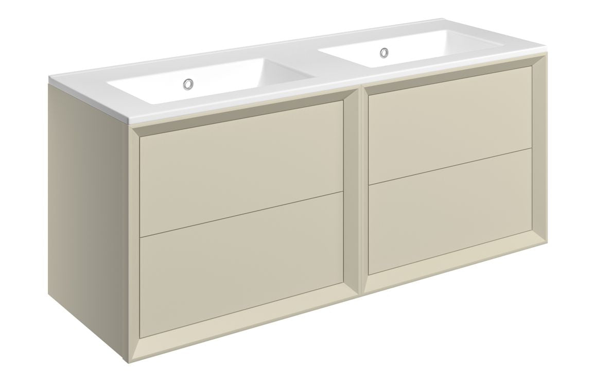 HRD 1210mm Wall Hung 4 Drawer Basin Unit & 0TH Basin