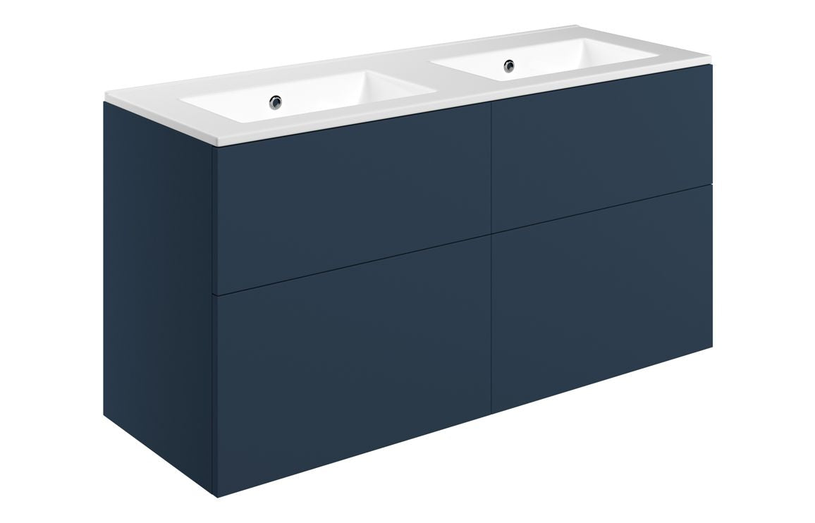 HRD 1210mm Wall Hung 4 Drawer Basin Unit & 0TH Basin