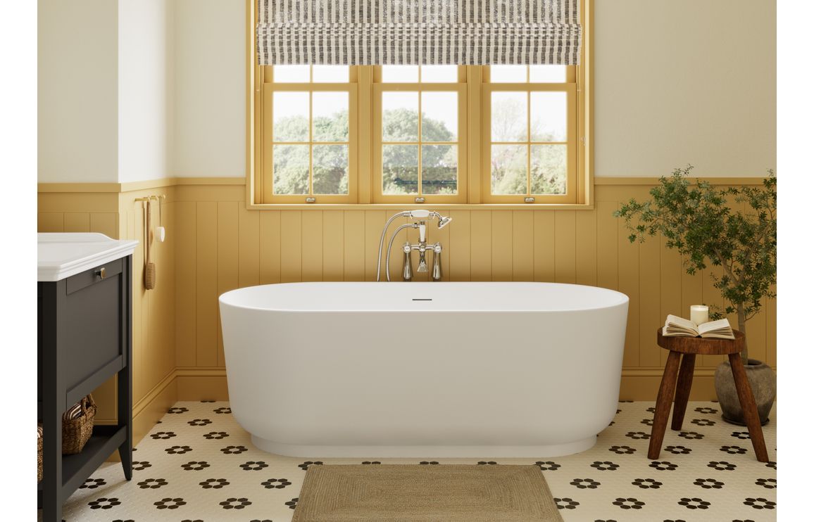 HRD 650mm Floor Standing 1 Drawer Basin Unit & Basin