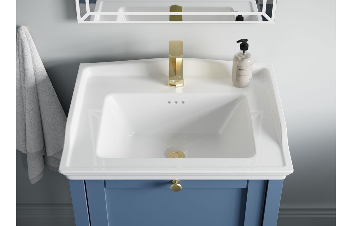 HRD 650mm Floor Standing 1 Drawer Basin Unit & Basin