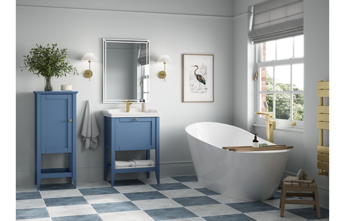 HRD 650mm Floor Standing 1 Drawer Basin Unit & Basin