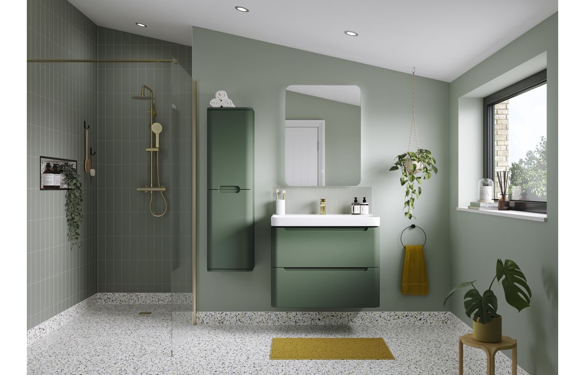 HRD 350mm 2 Door Wall Hung Tall Unit
