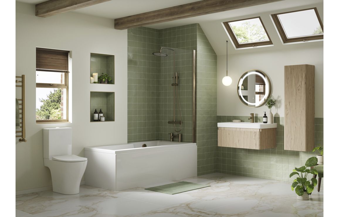 HRD 500mm Wall Hung 1 Drawer Basin Unit & Basin