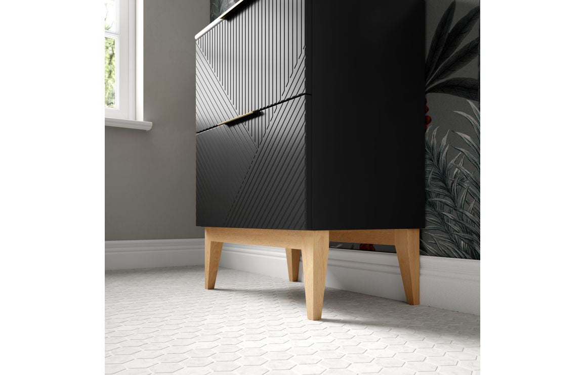 HRD 615mm Floor Standing 2 Drawer Basin Unit & Basin