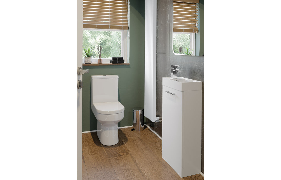 HRD 510mm Wall Hung 2 Drawer Basin Unit & 1TH Basin