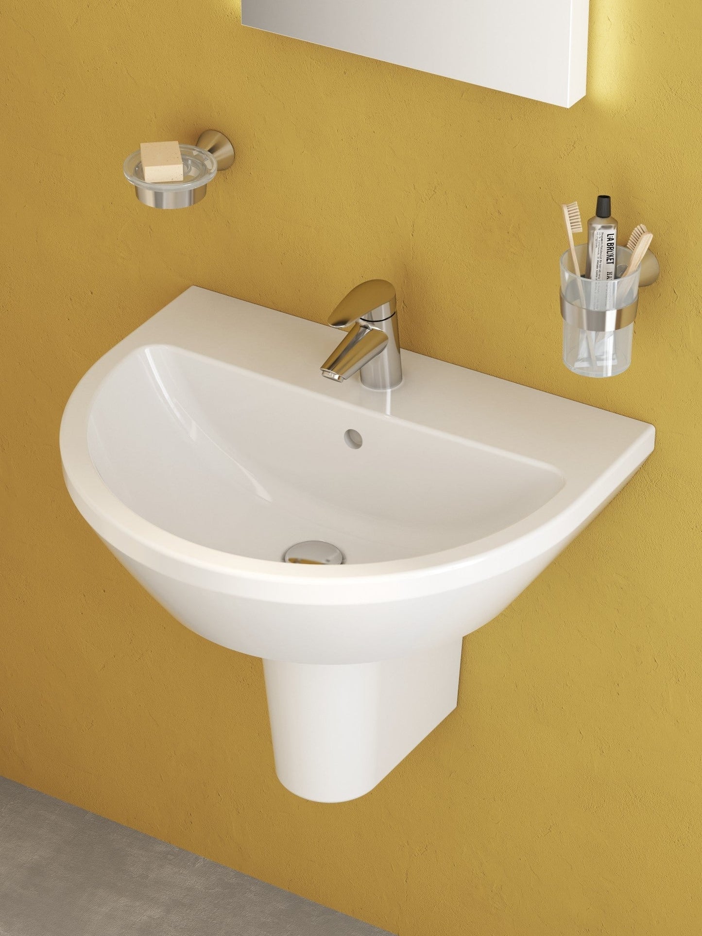 HRD 595x465mm 1TH Basin with Overflow