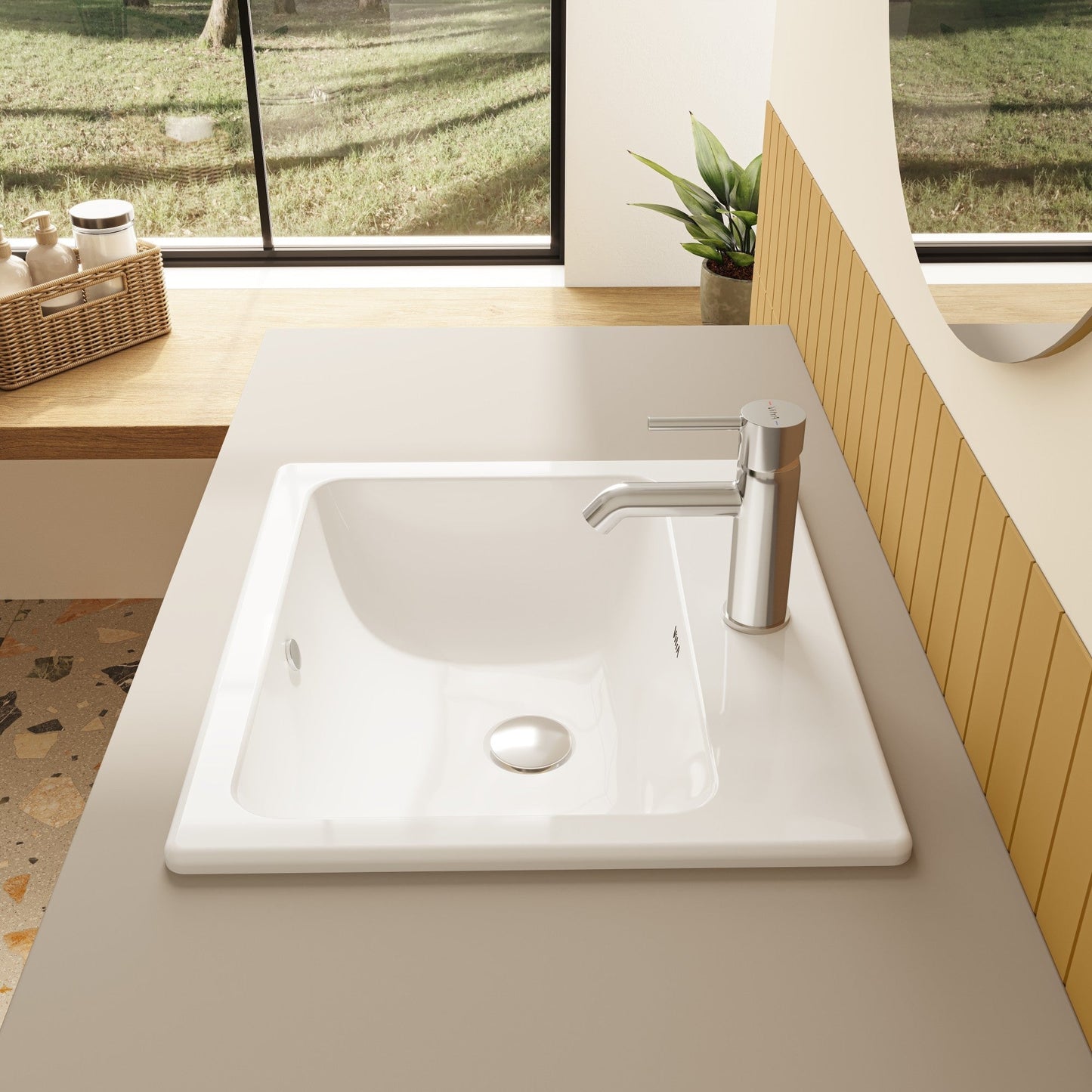 HRD 500x450mm 1TH Countertop/Vessel Washbowl