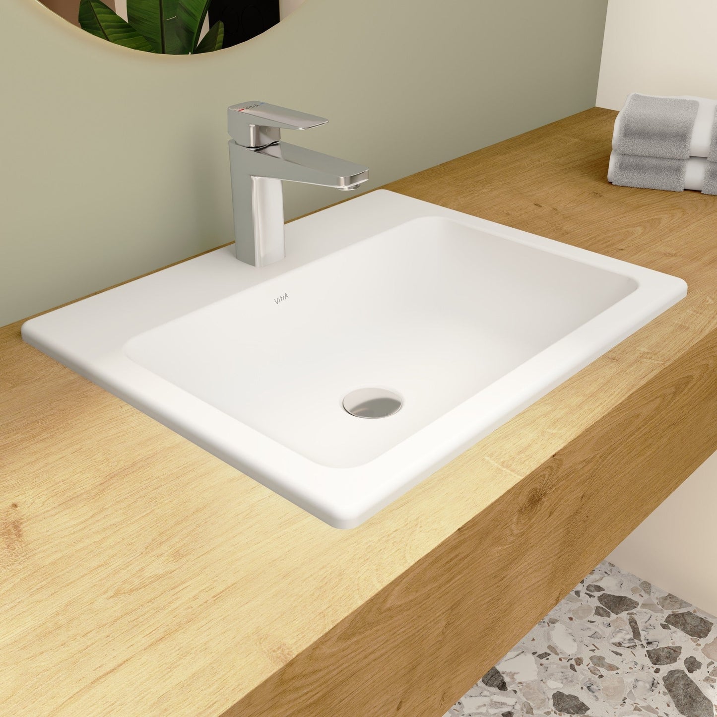 HRD 550x455mm 1TH Countertop/Vessel Washbowl