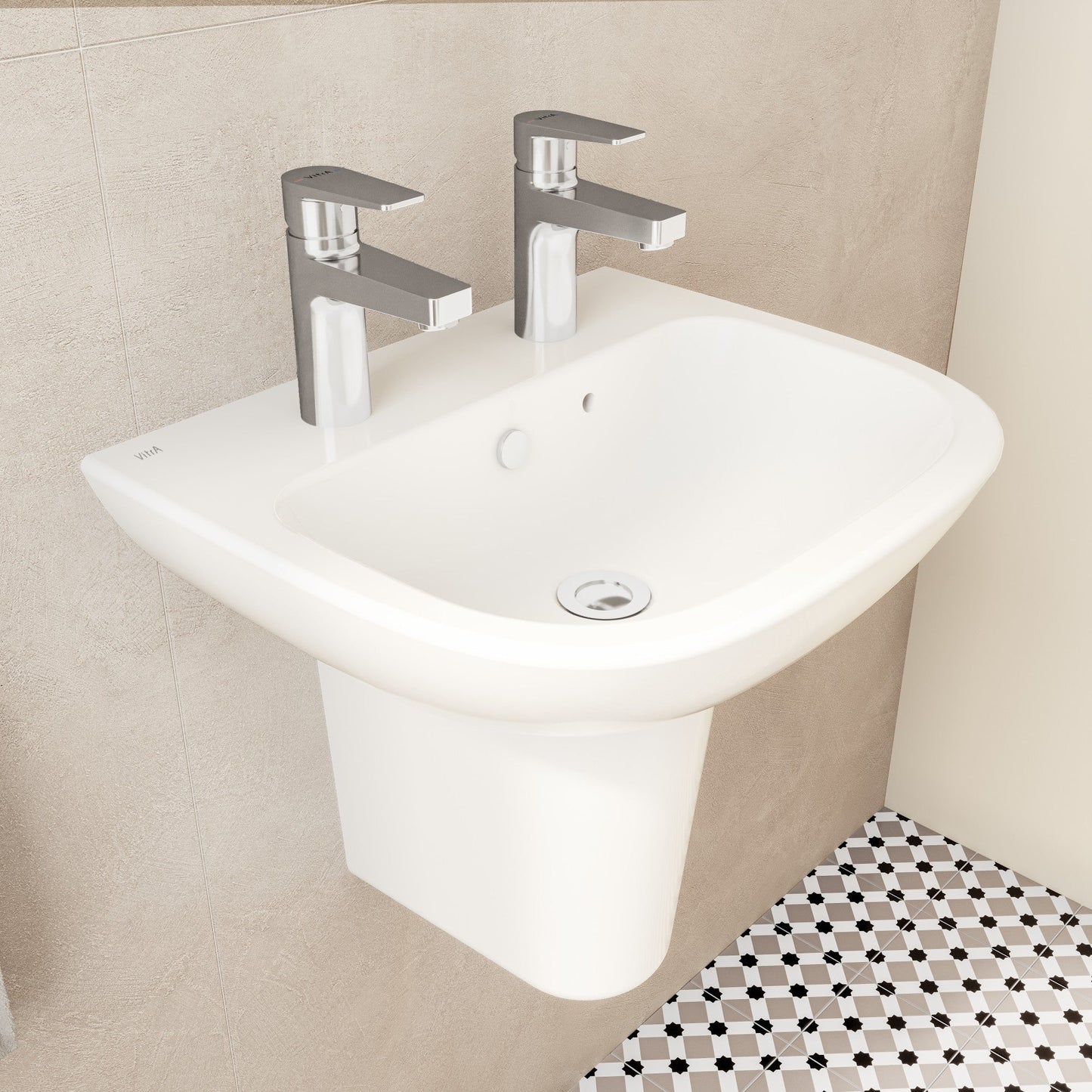 HRD 500x415mm 2TH Basin Only