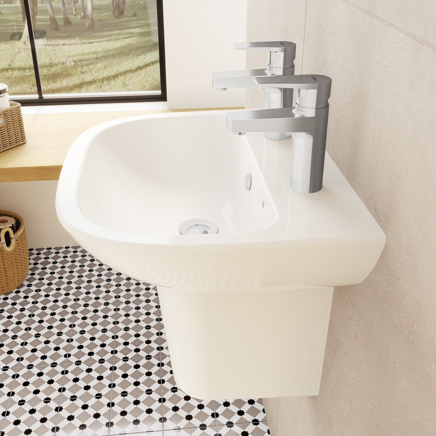 HRD 500x415mm 2TH Basin Only