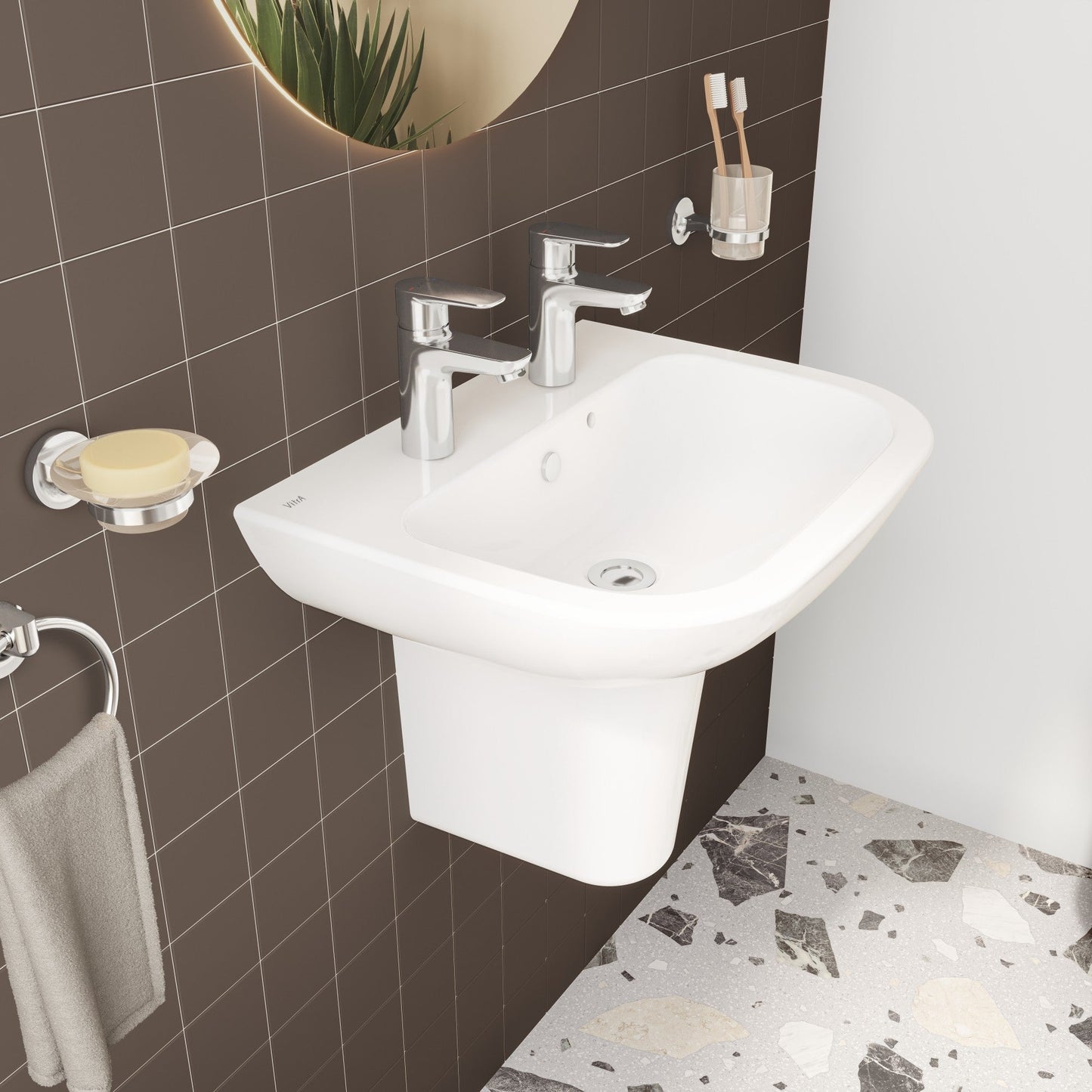HRD 550x440mm 2TH Basin Only