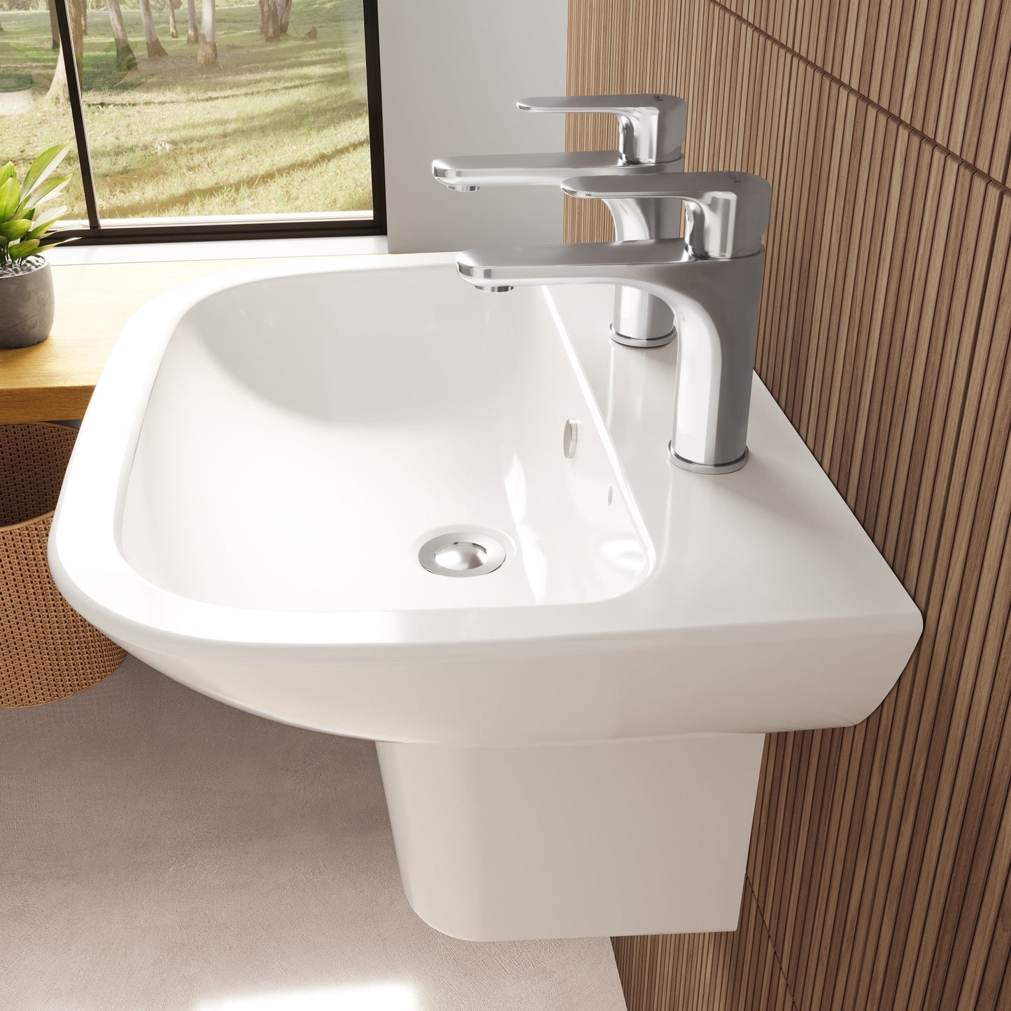 HRD 595x455mm 2TH Basin Only