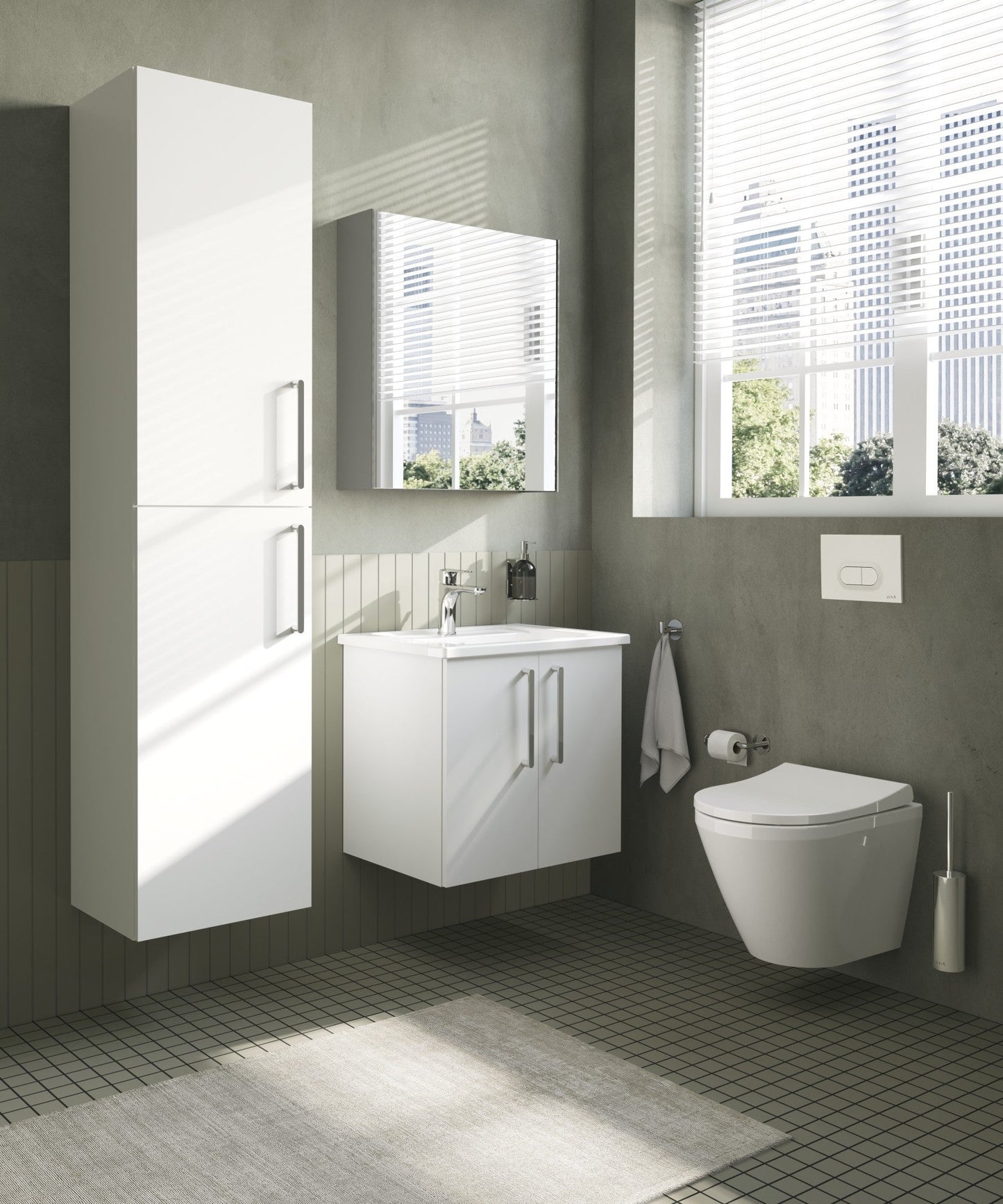HRD 40cm 2 Door Tall Unit