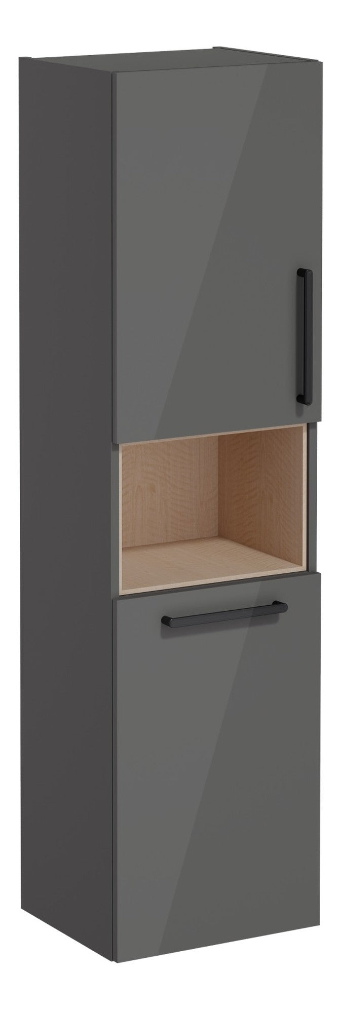 HRD 40cm 2 Door Semi-Tall Unit w/Laundry Basket
