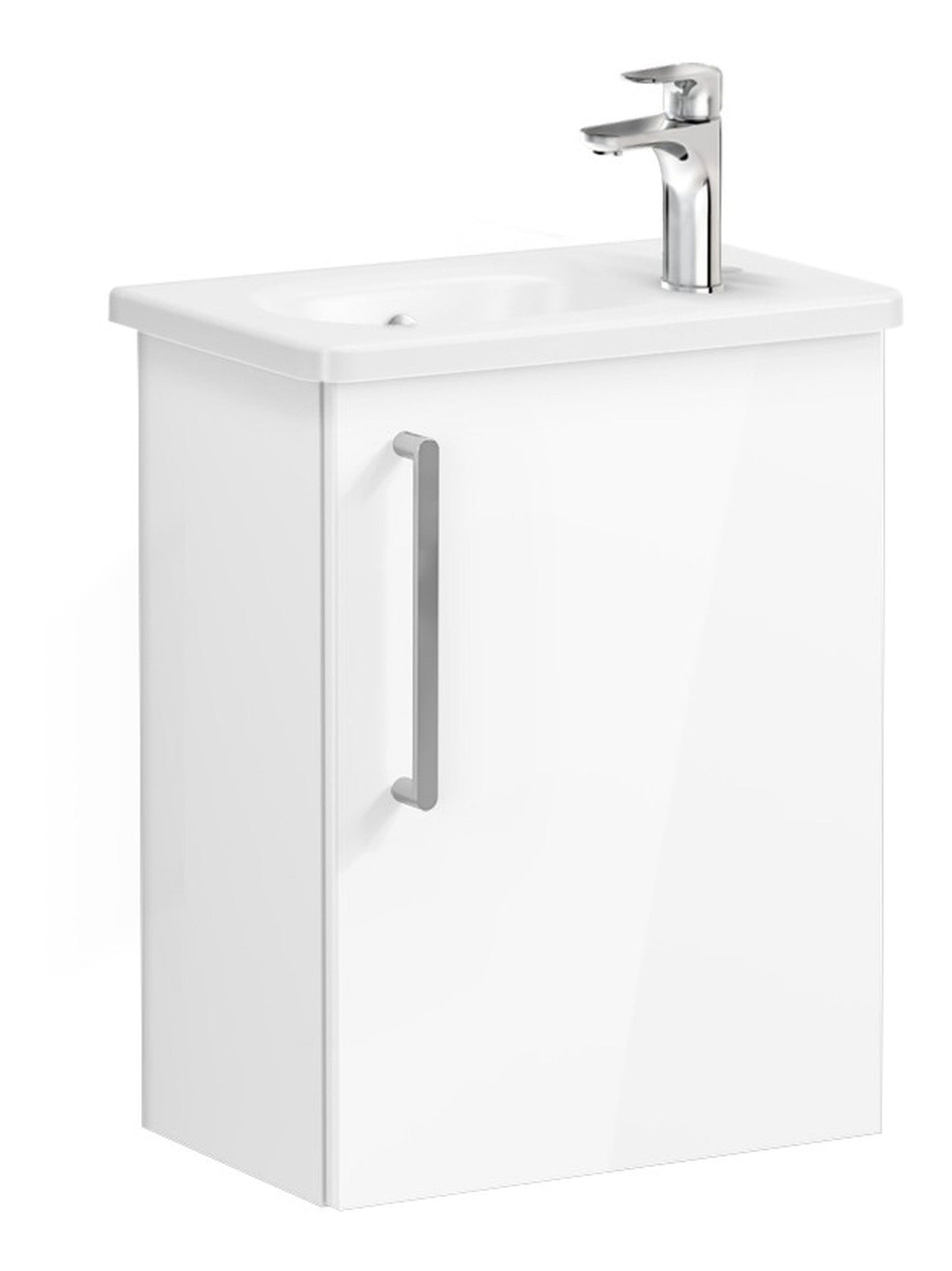 HRD 45cm 1 Door Wall Hung Washbasin Unit (RH Hinge)