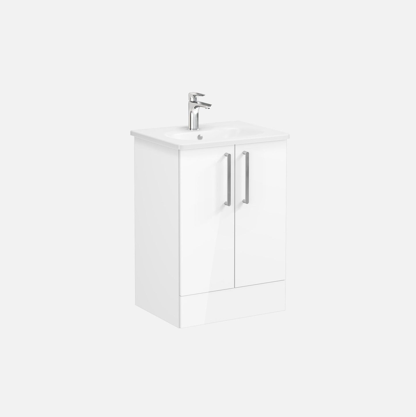 HRD 60cm 2 Drawer Floor Standing Washbasin Unit