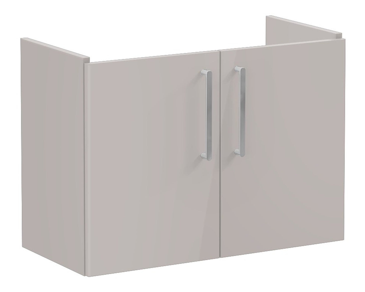 HRD 80cm 2 Door Wall Hung Slim Washbasin Unit