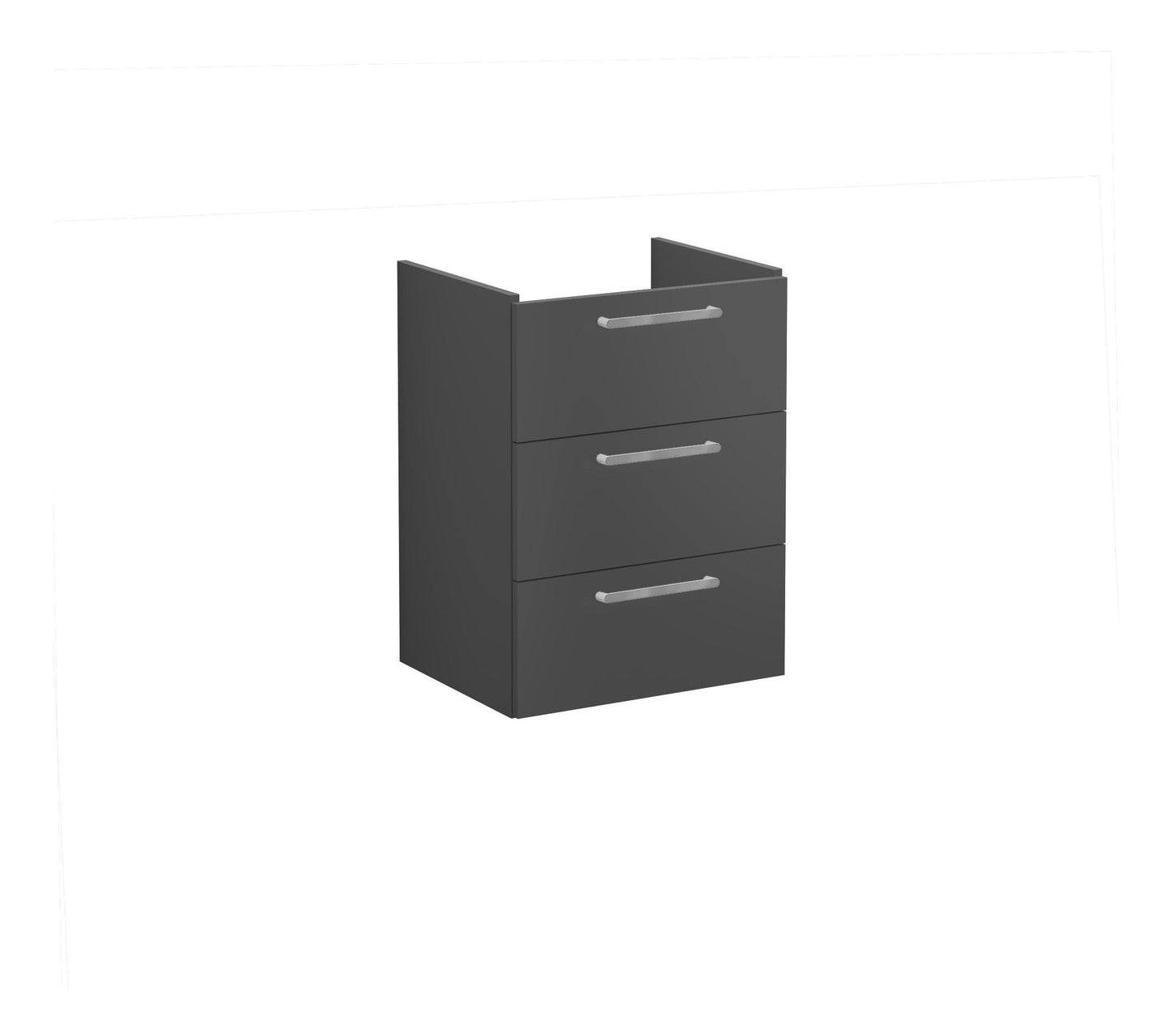 HRD 60cm 3 Drawer Washbasin Unit