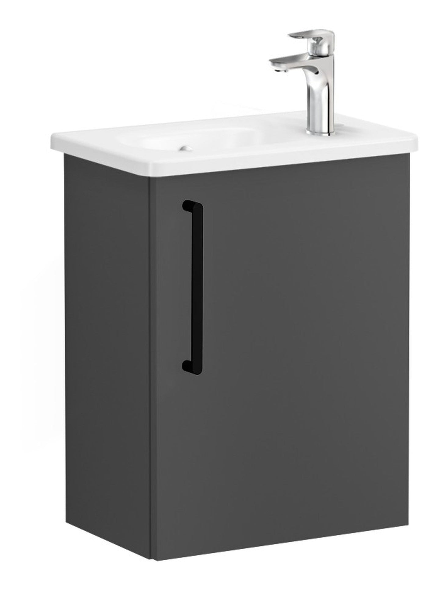 HRD 45cm 1 Door Wall Hung Washbasin Unit (RH Hinge)
