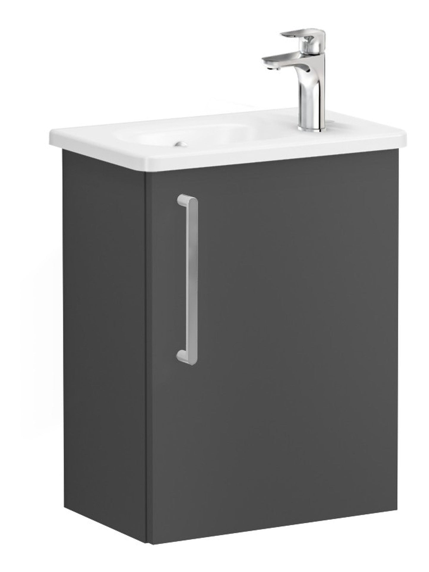 HRD 45cm 1 Door Wall Hung Washbasin Unit (RH Hinge)
