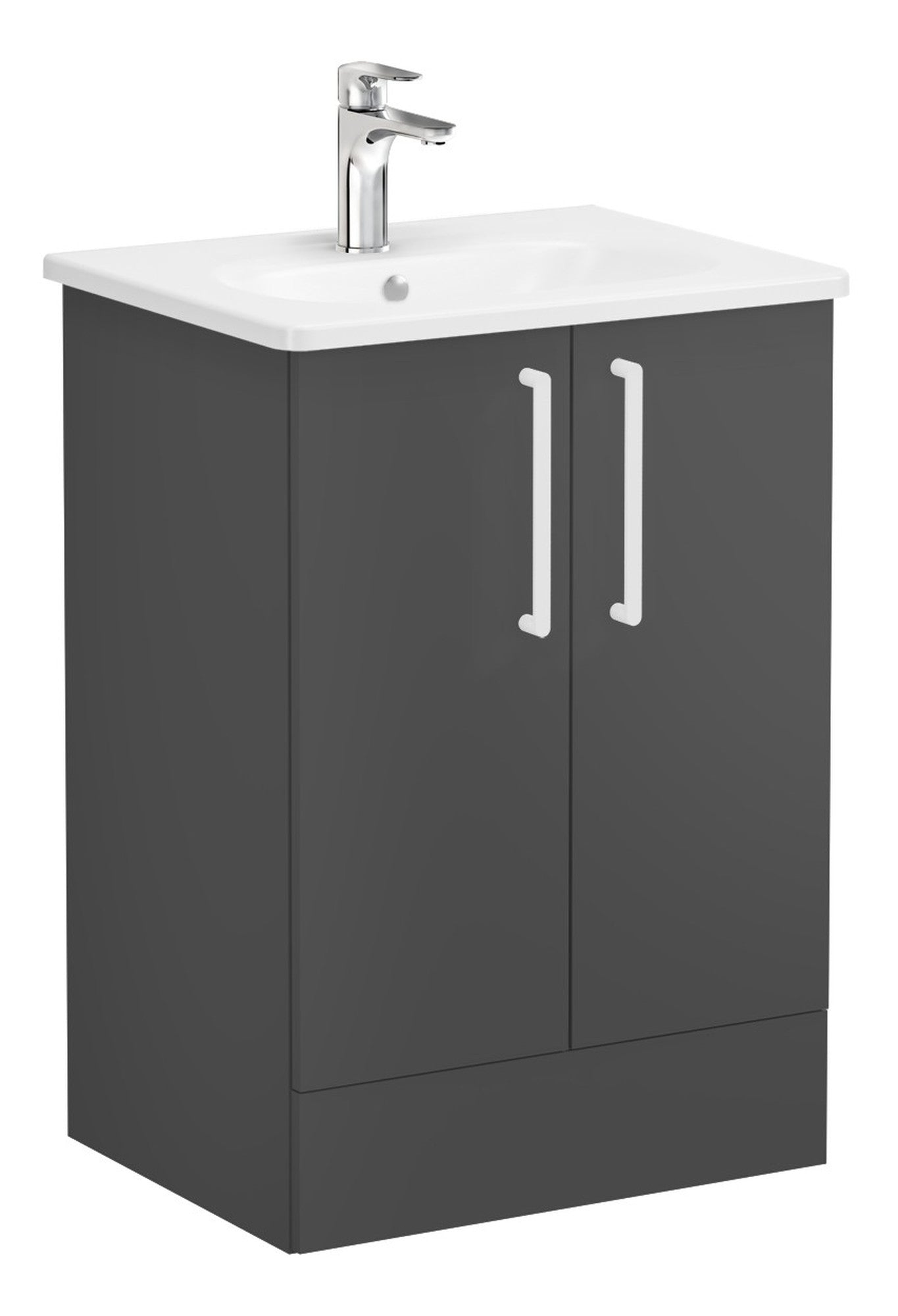 HRD 60cm 2 Drawer Floor Standing Washbasin Unit