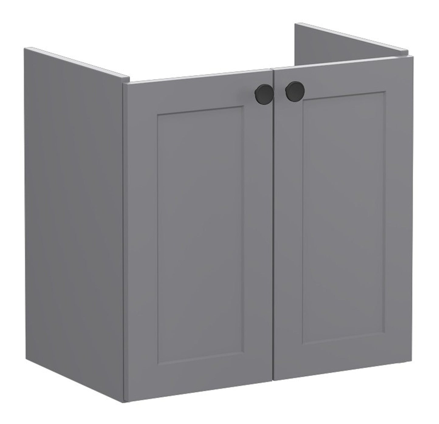 HRD 60cm 2 Door Wall Hung Slim Washbasin Unit