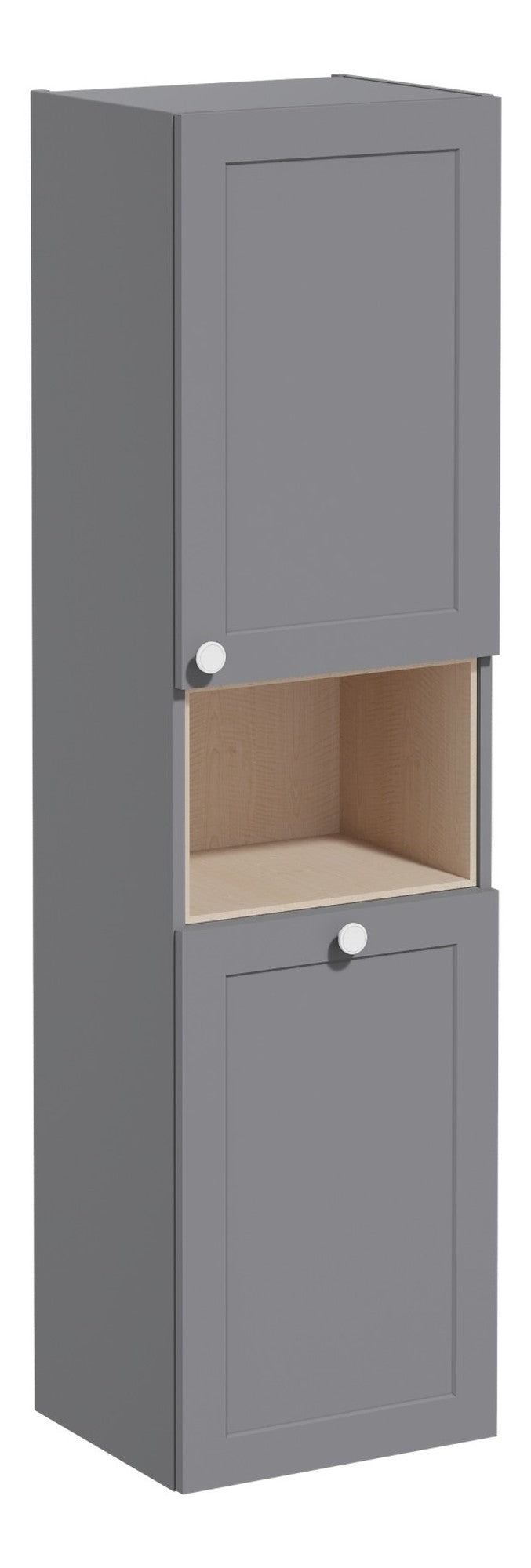 HRD 40cm 2 Door Semi-Tall Unit w/Laundry Basket