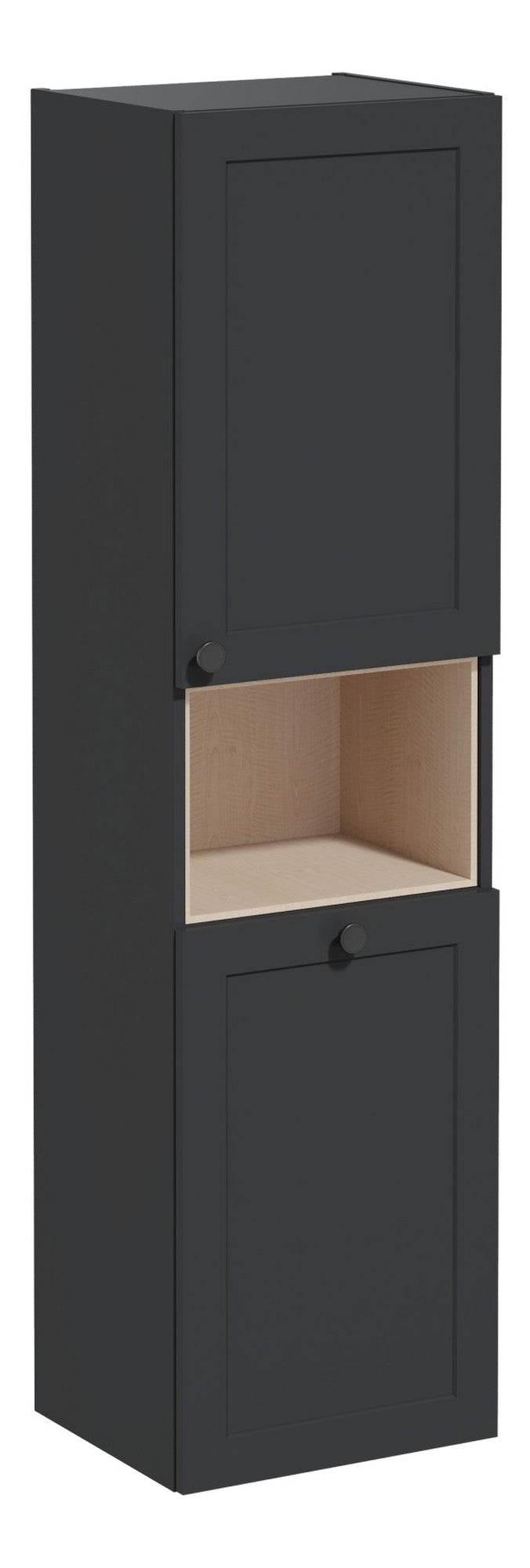 HRD 40cm 2 Door Semi-Tall Unit w/Laundry Basket