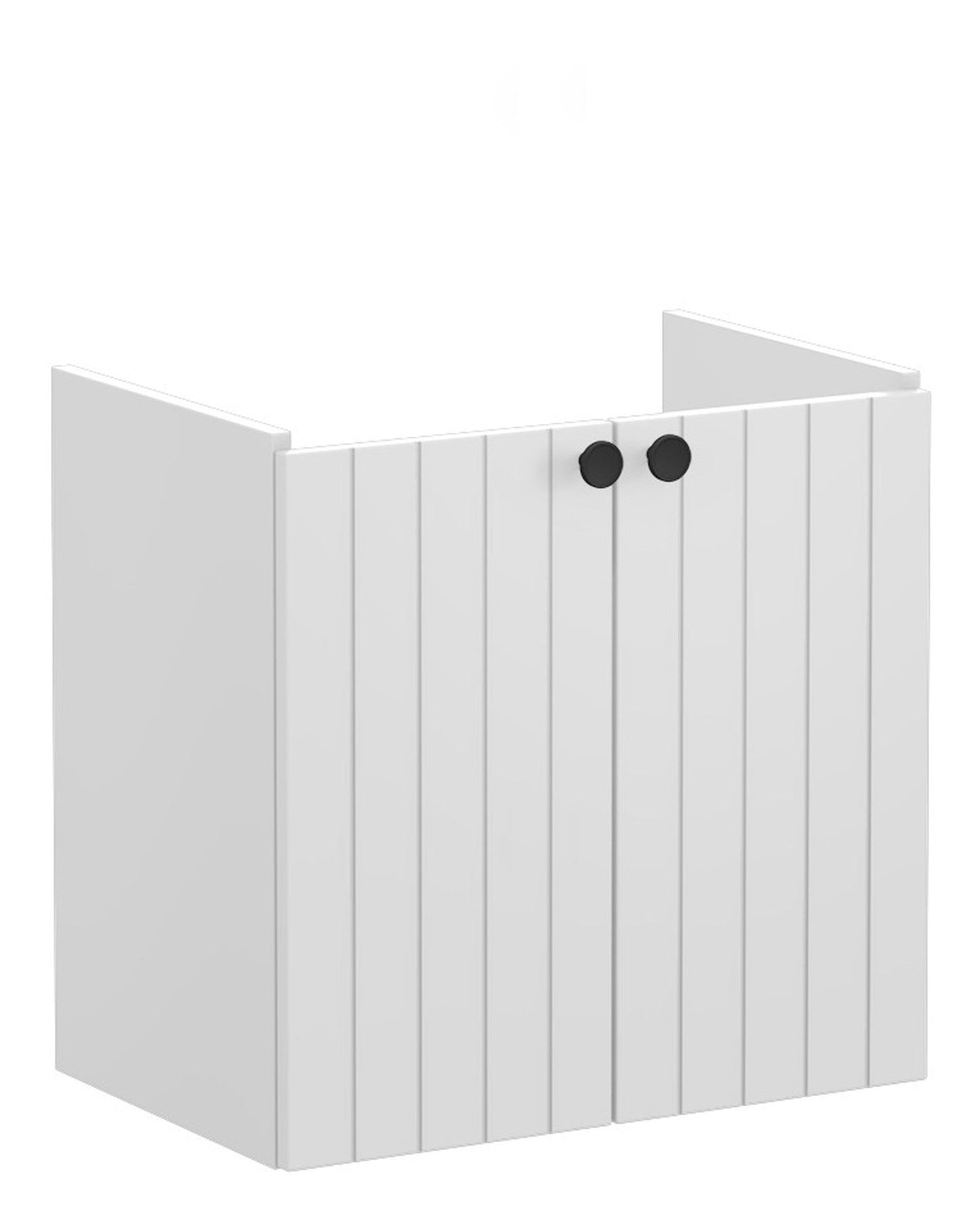 HRD 60cm 2 Door Wall Hung Slim Washbasin Unit