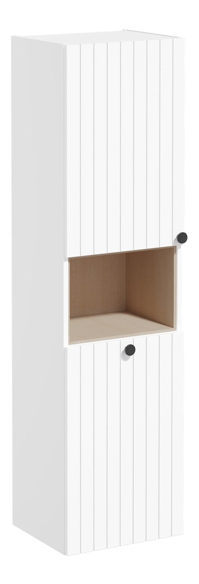 HRD 40cm 2 Door Semi-Tall Unit w/Laundry Basket