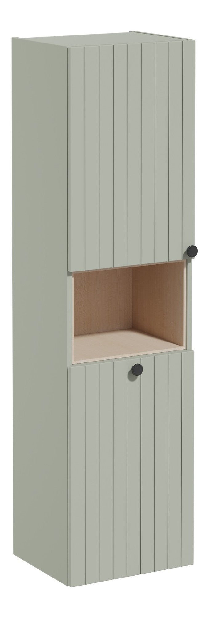 HRD 40cm 2 Door Semi-Tall Unit w/Laundry Basket