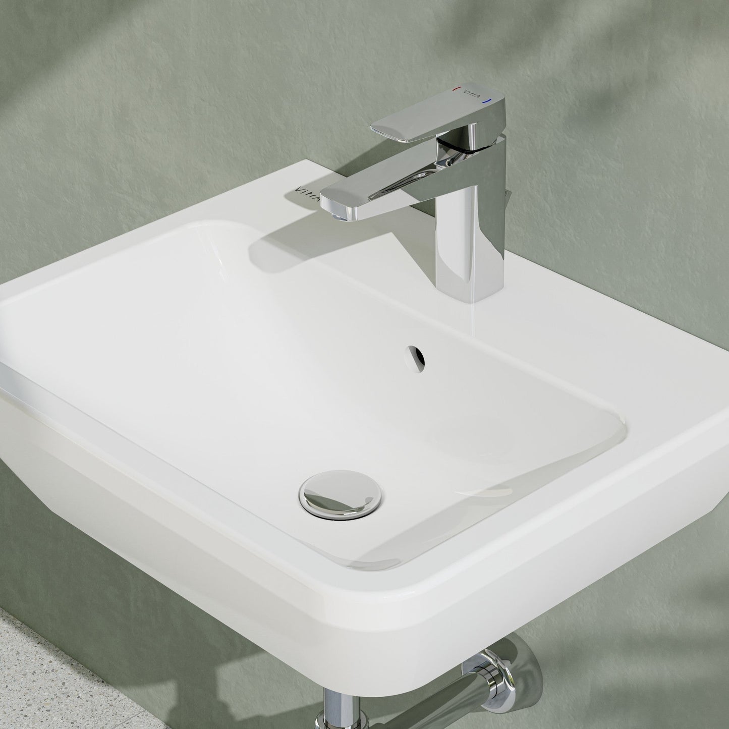 HRD 550x445mm 1TH Basin with Overflow