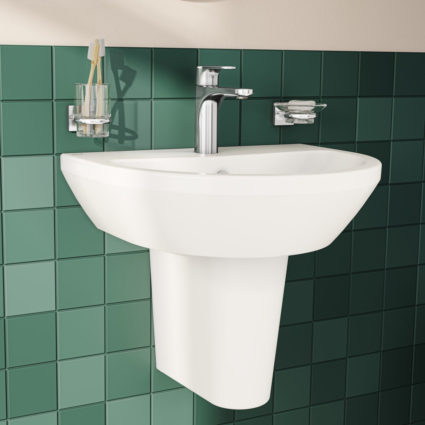 HRD 550x450mm 1TH Basin with Overflow